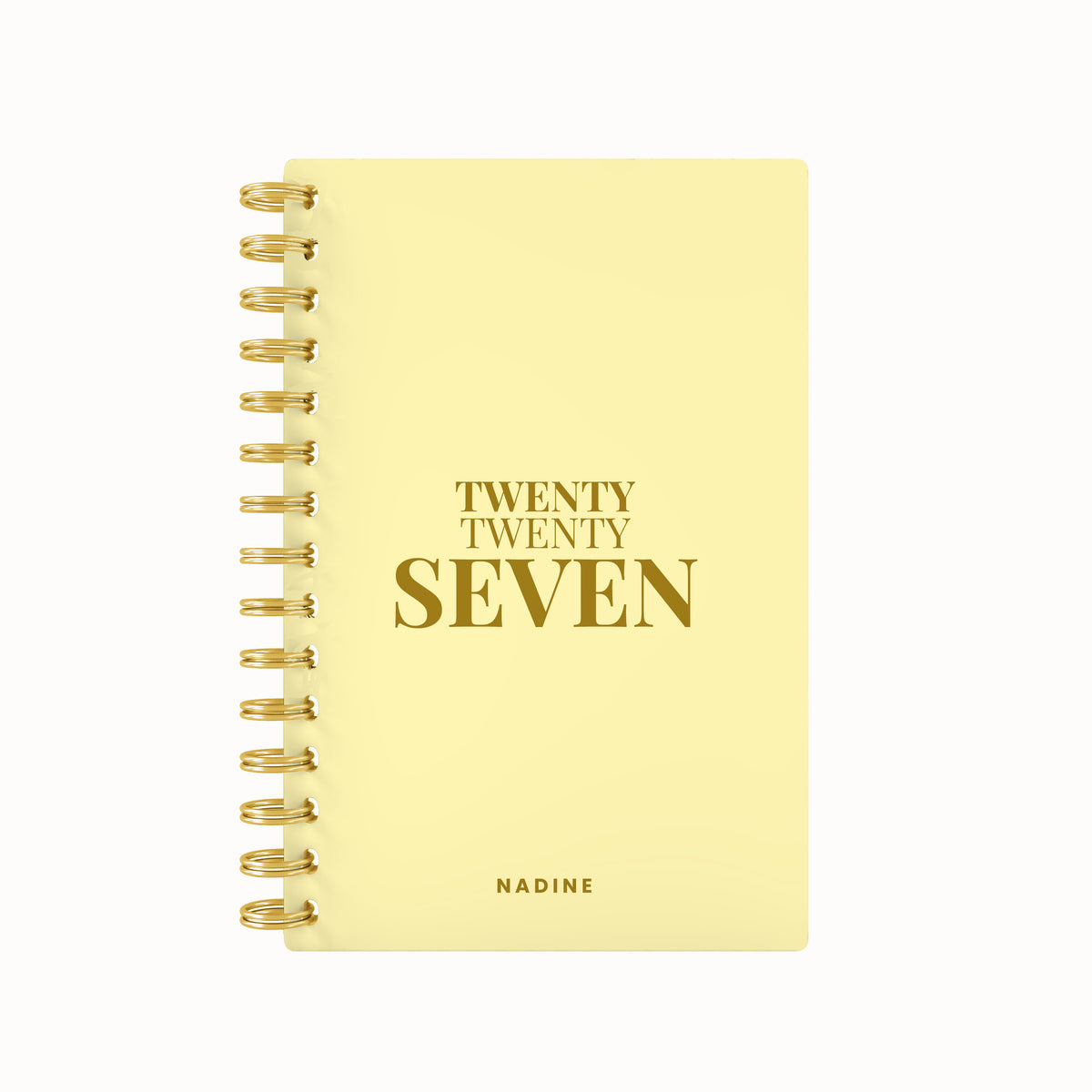 Twenty seven bold foil weekly planner