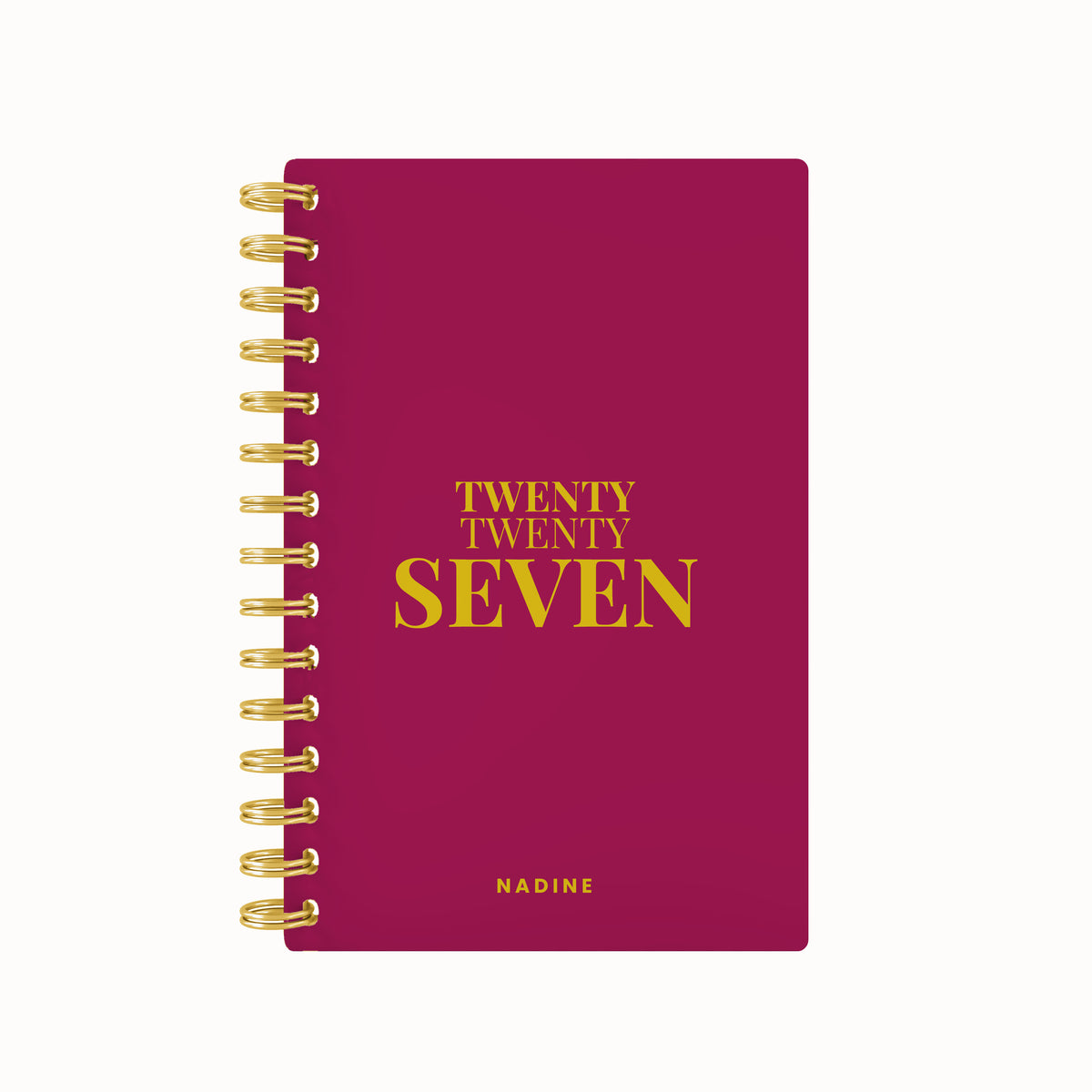 Twenty seven bold foil weekly planner