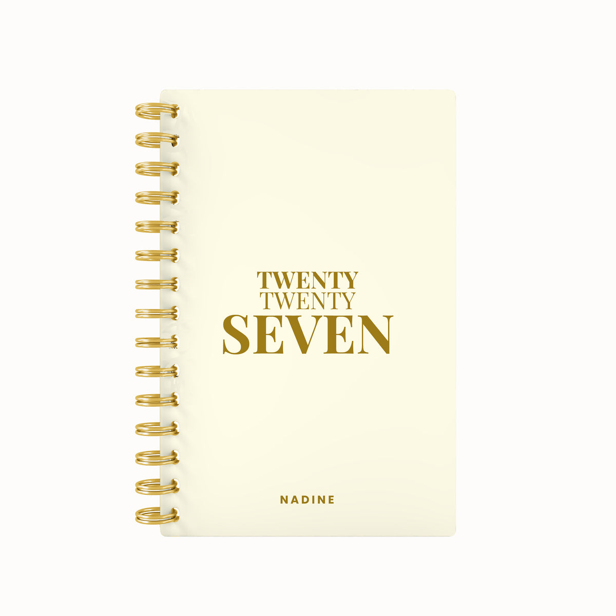 Twenty seven bold foil weekly planner