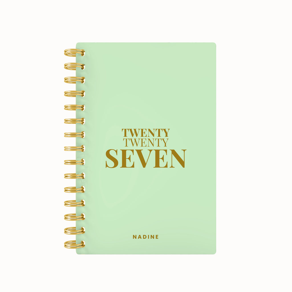 Twenty seven bold foil weekly planner