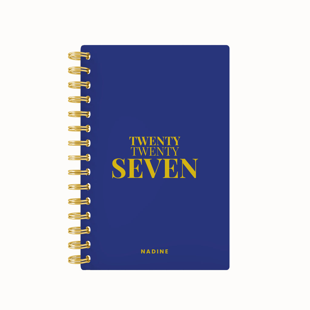 Twenty seven bold foil weekly planner