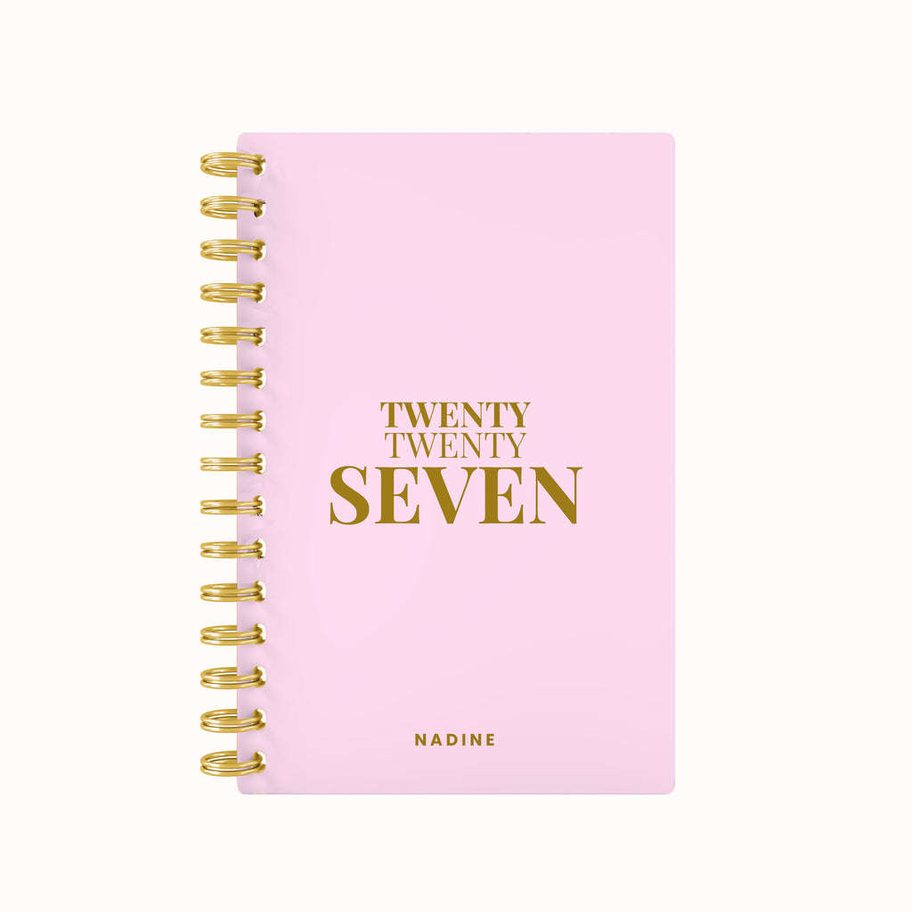 Twenty seven bold foil weekly planner