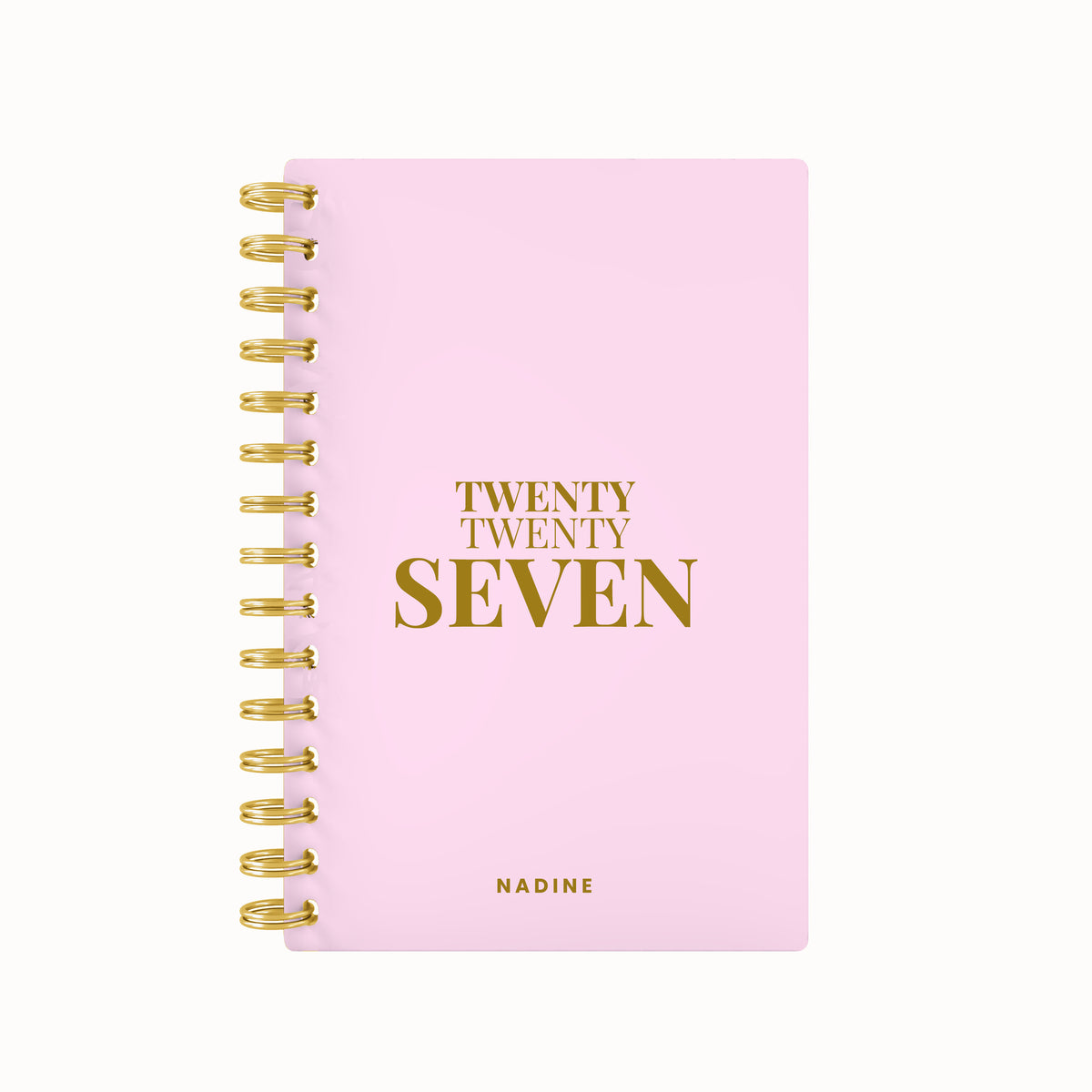 Twenty seven bold foil weekly planner