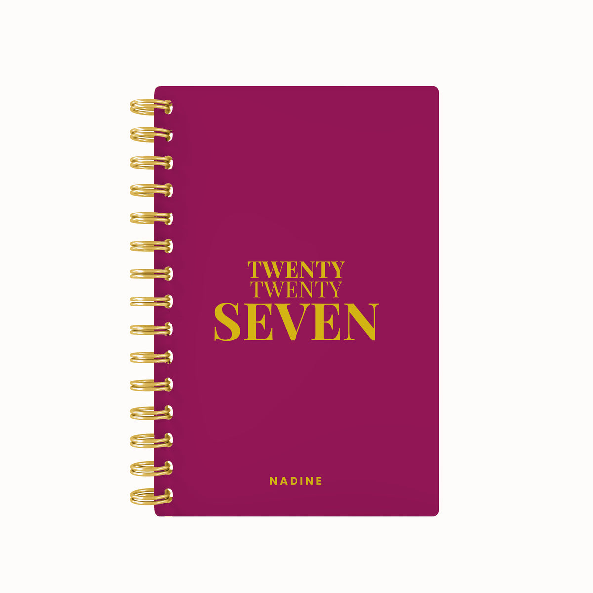Twenty seven bold foil weekly planner