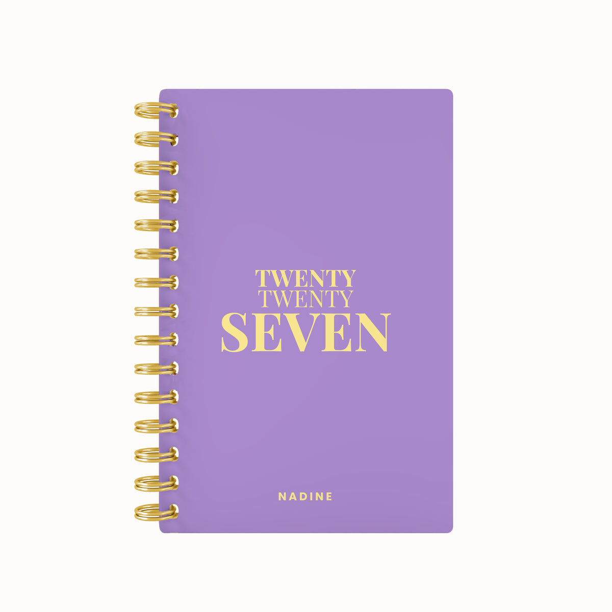 Twenty seven bold foil weekly planner