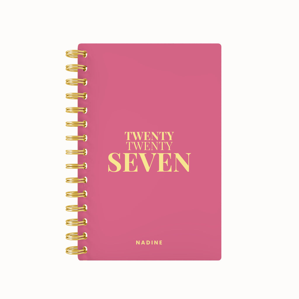 Twenty seven bold foil weekly planner