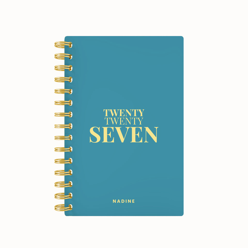 Twenty seven bold foil weekly planner