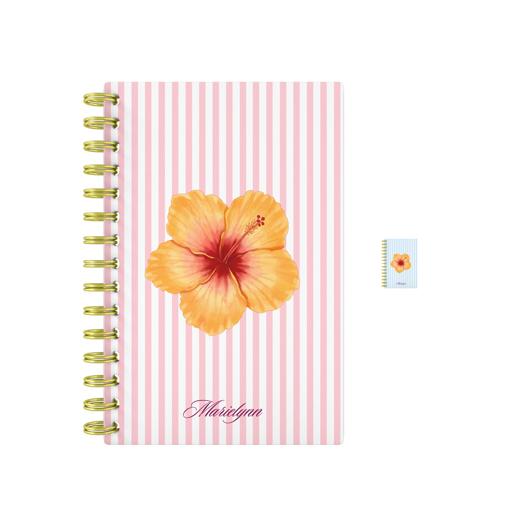 Yellow flower weekly planner
