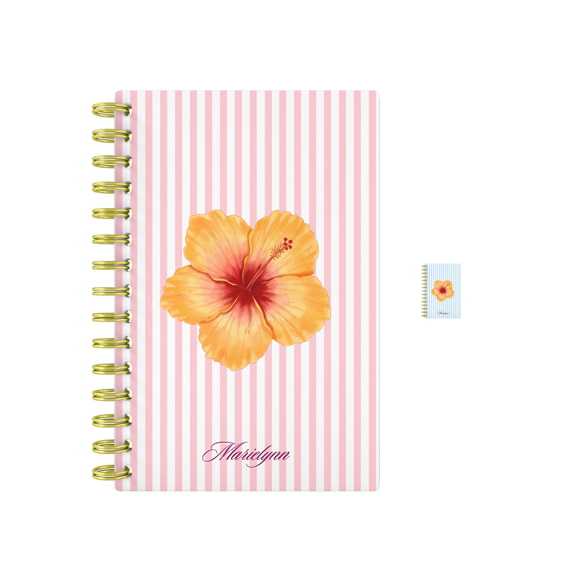 Yellow flower weekly planner