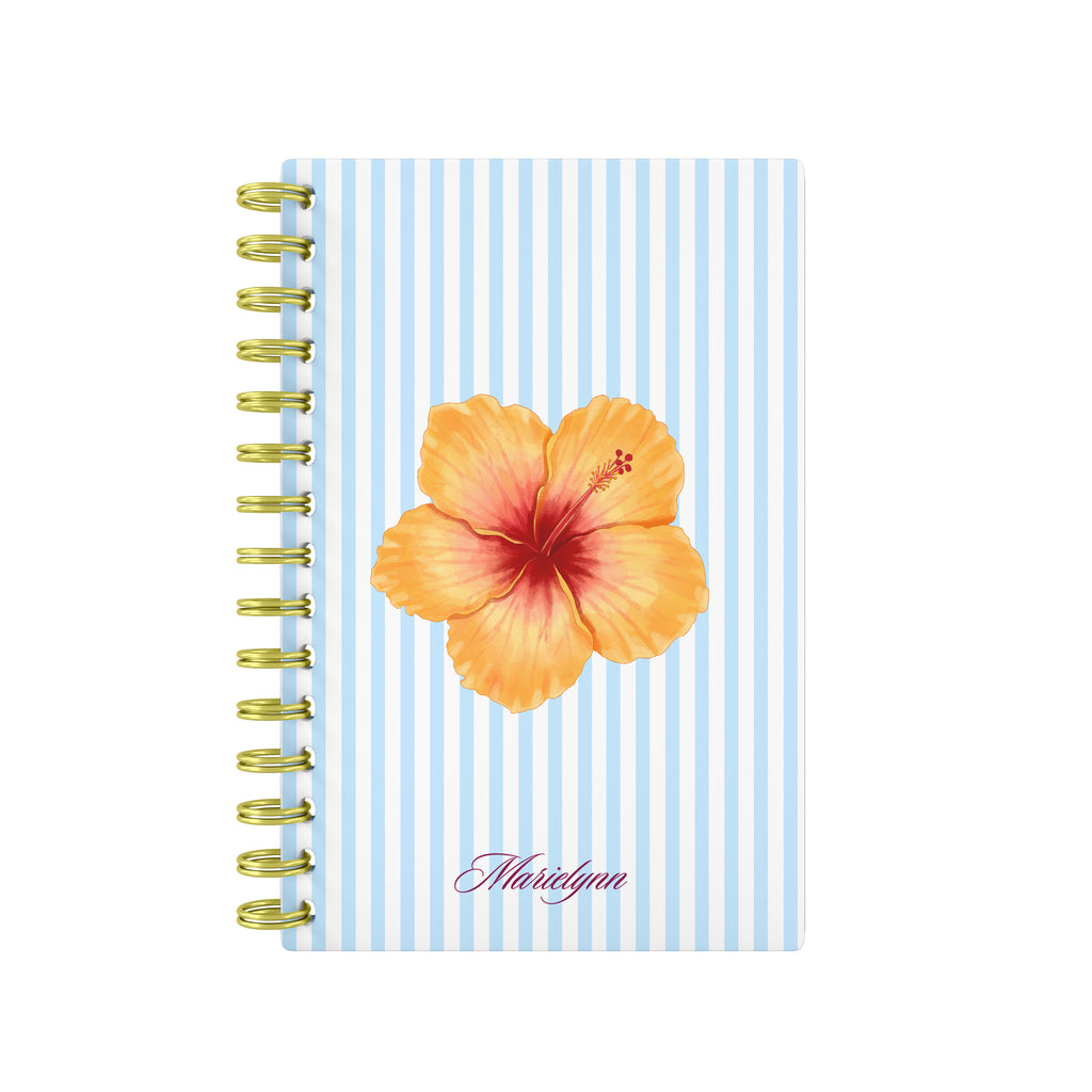 Yellow flower weekly planner