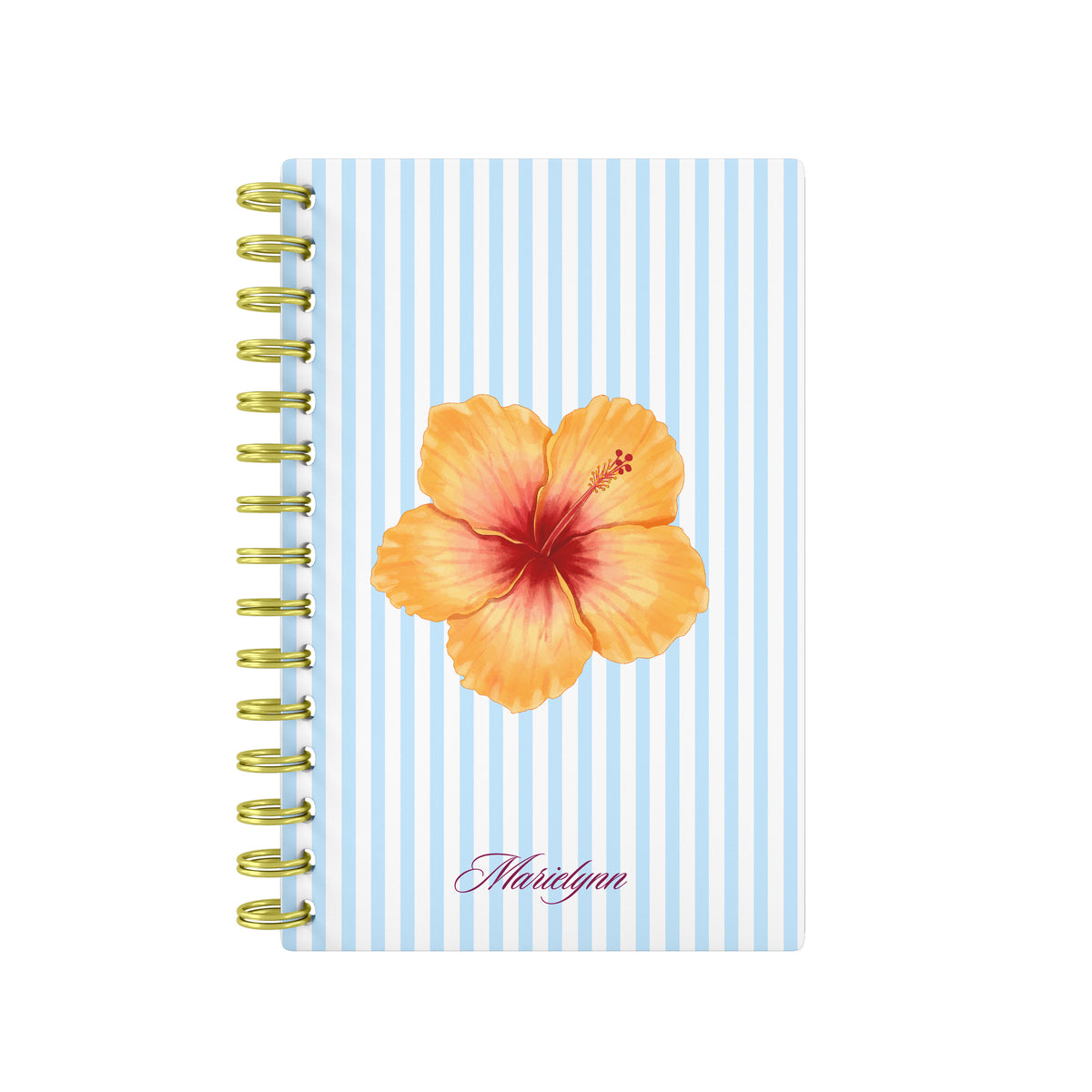 Yellow flower weekly planner