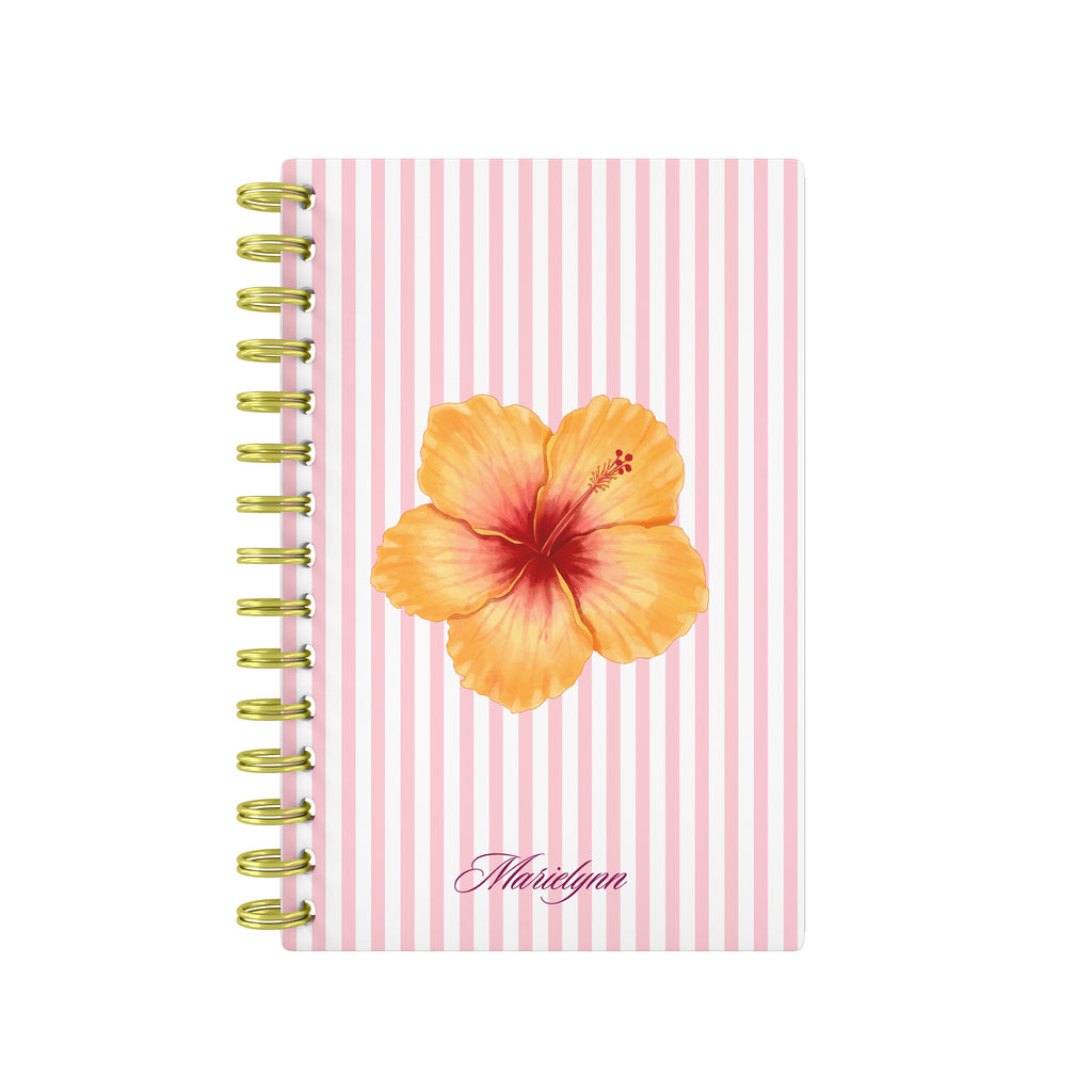 Yellow flower weekly planner