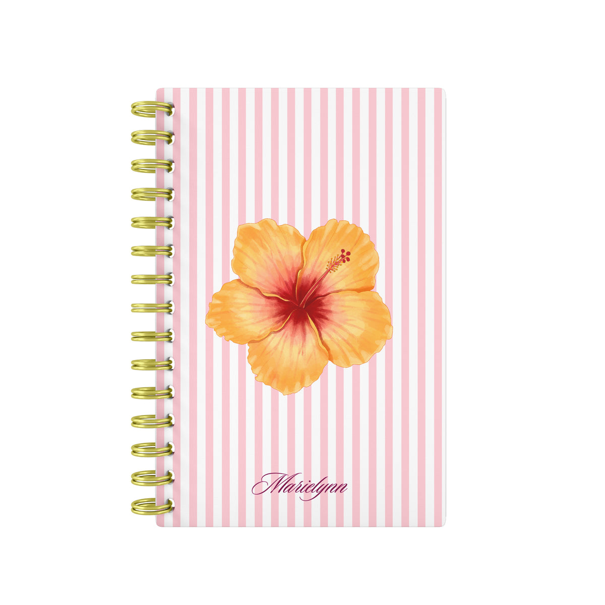Yellow flower weekly planner