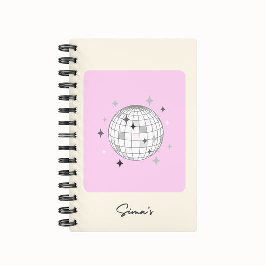 Disco Girlie Lined Notebook