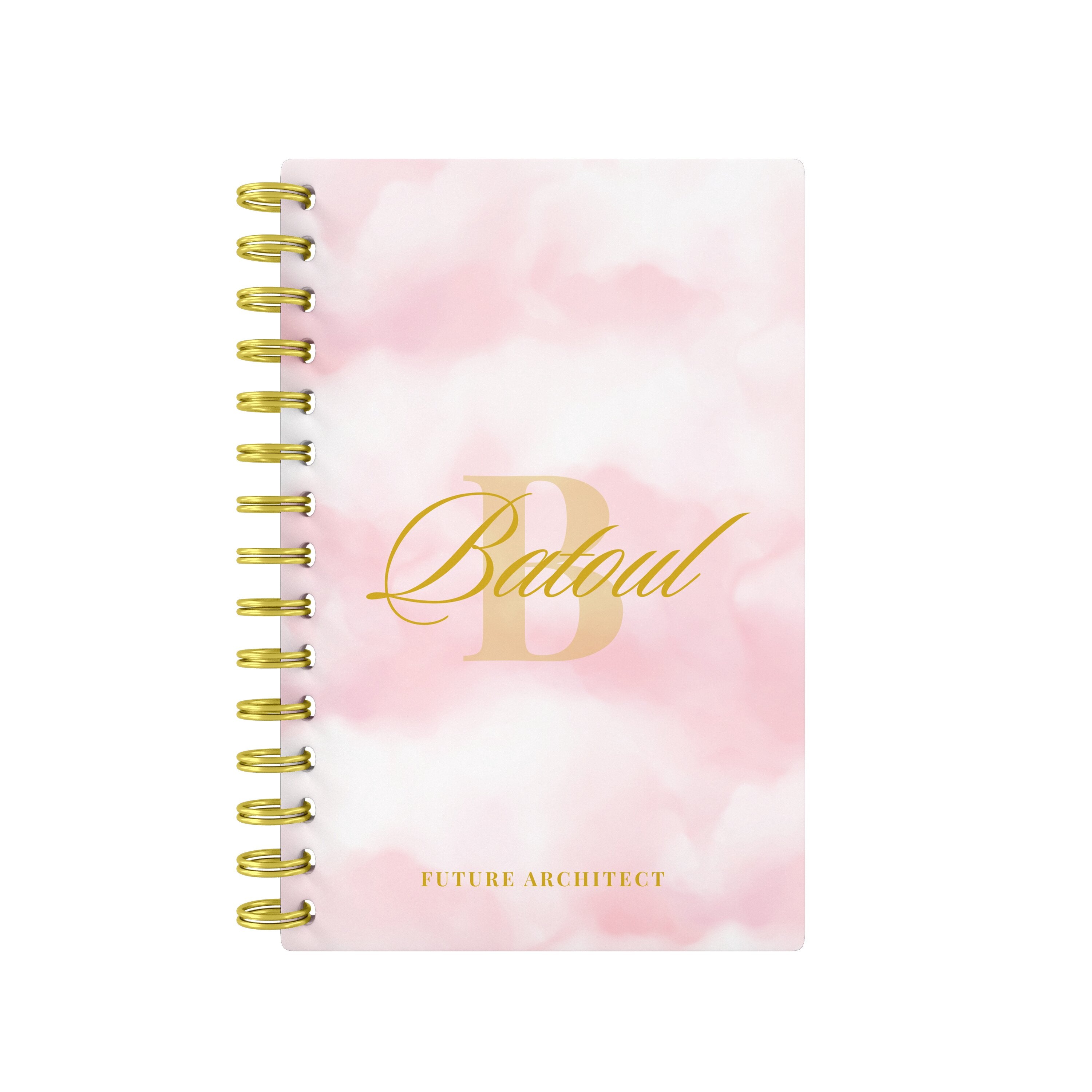 Initials Pink Cloud - Student Planner