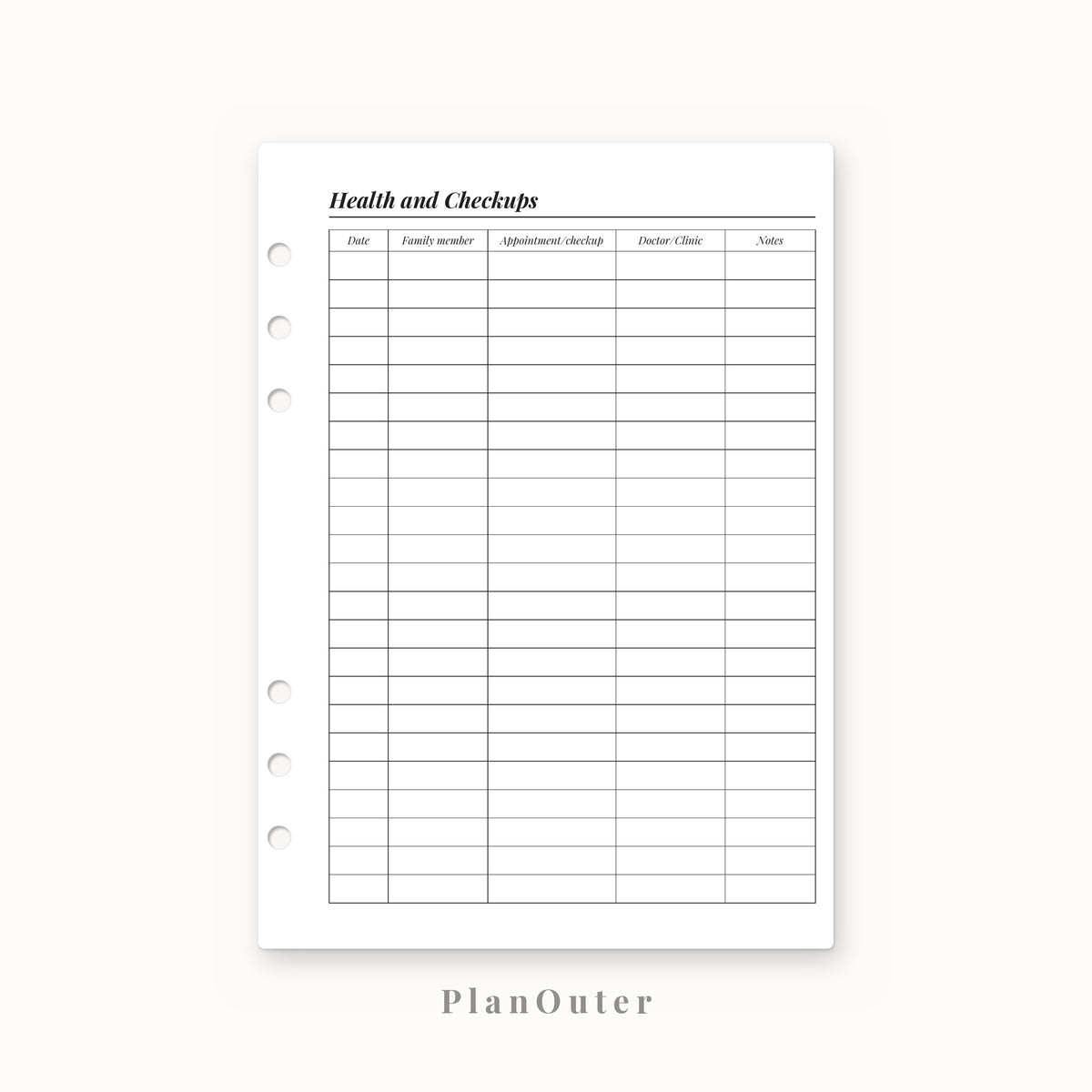 Mom Planner 2027 Insert