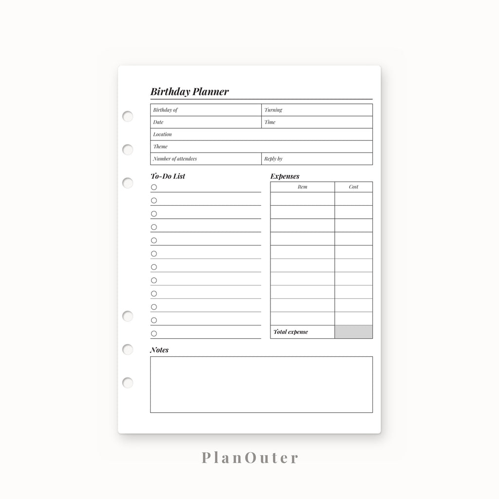 Mom Planner 2027 Insert