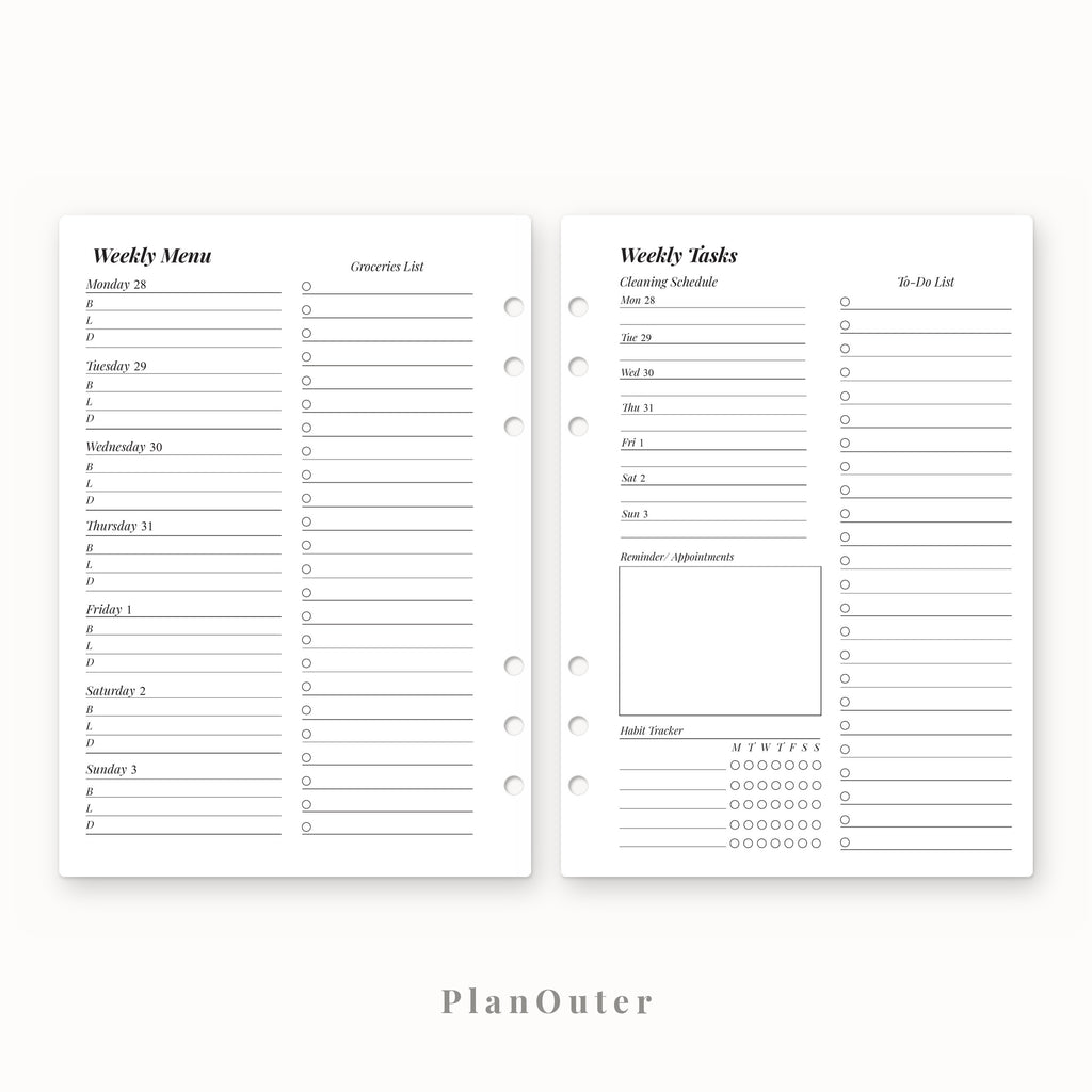 Mom Planner 2027 Insert