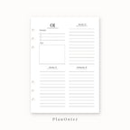 Weekly Planner 2027 Insert