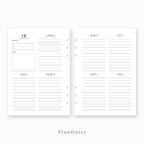 Weekly Planner 2027 Insert