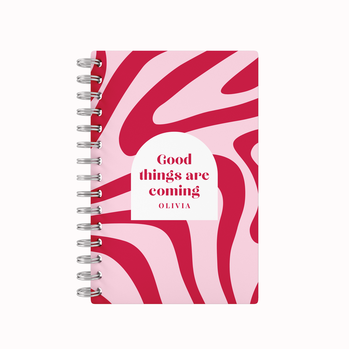 Swirls Lined Notebook