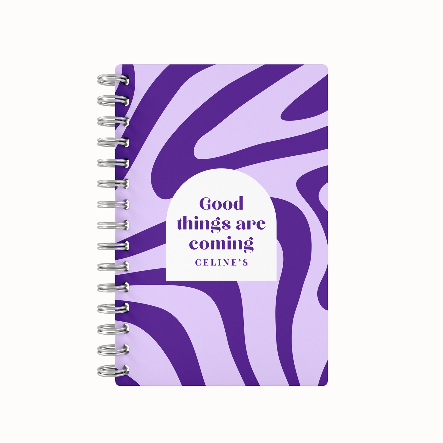 Swirls Lined Notebook