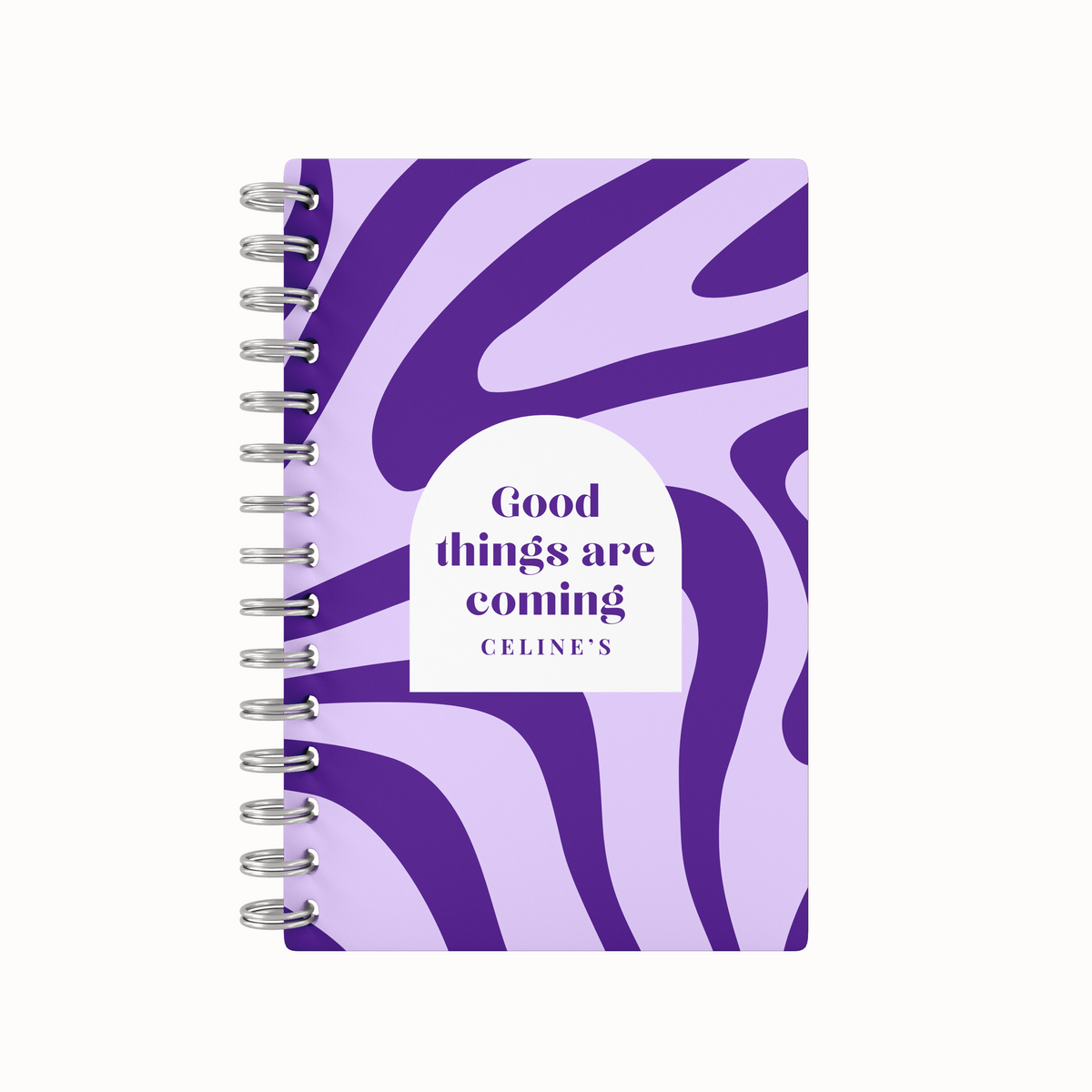 Swirls Lined Notebook