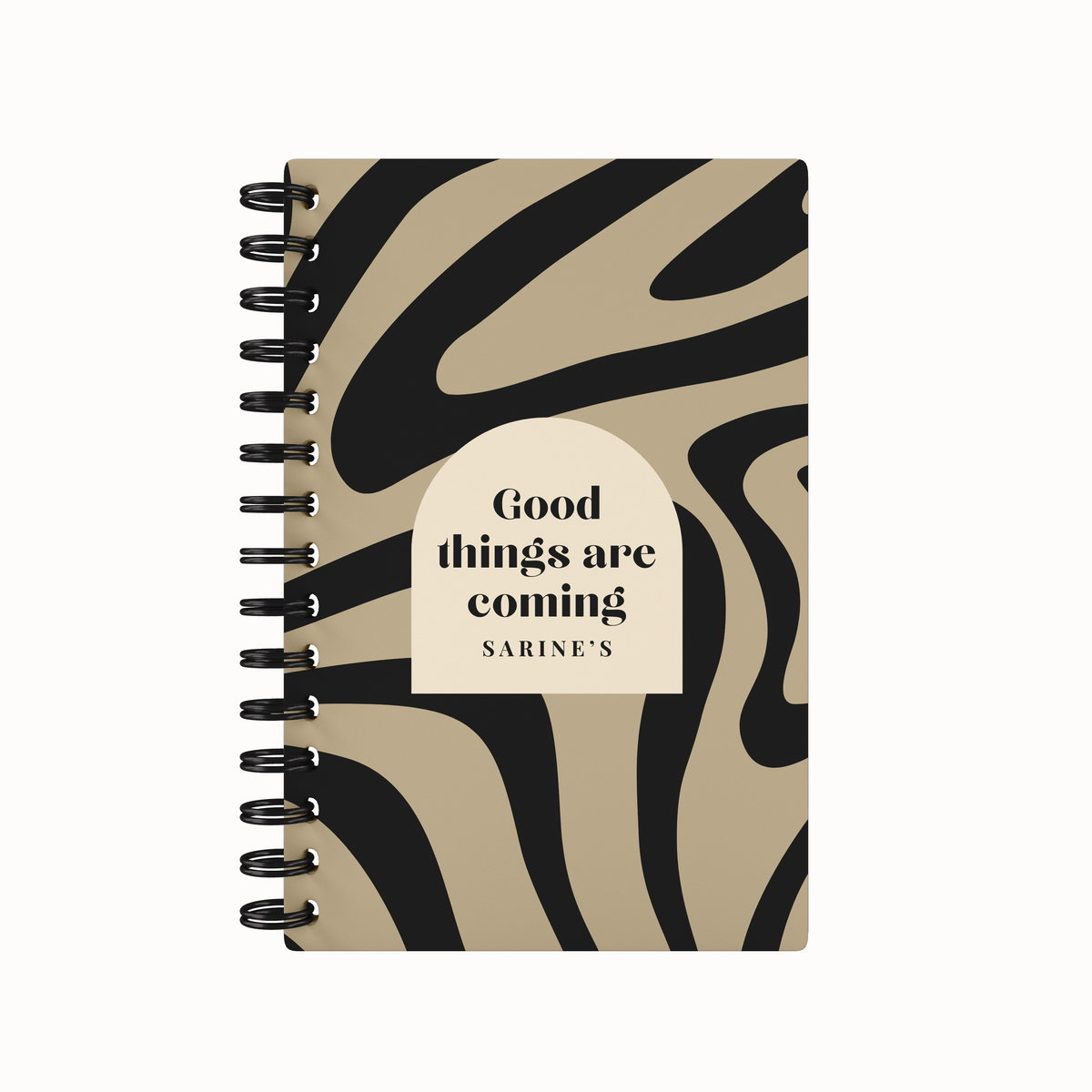 Swirls Lined Notebook