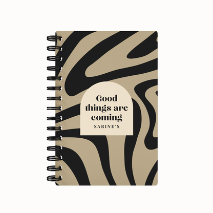 Swirls Lined Notebook