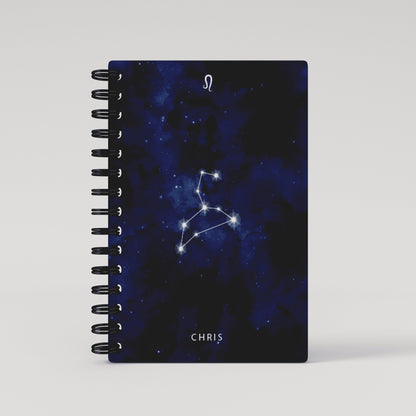 Blue Universe Zodiac Sign 2025 Weekly Planner