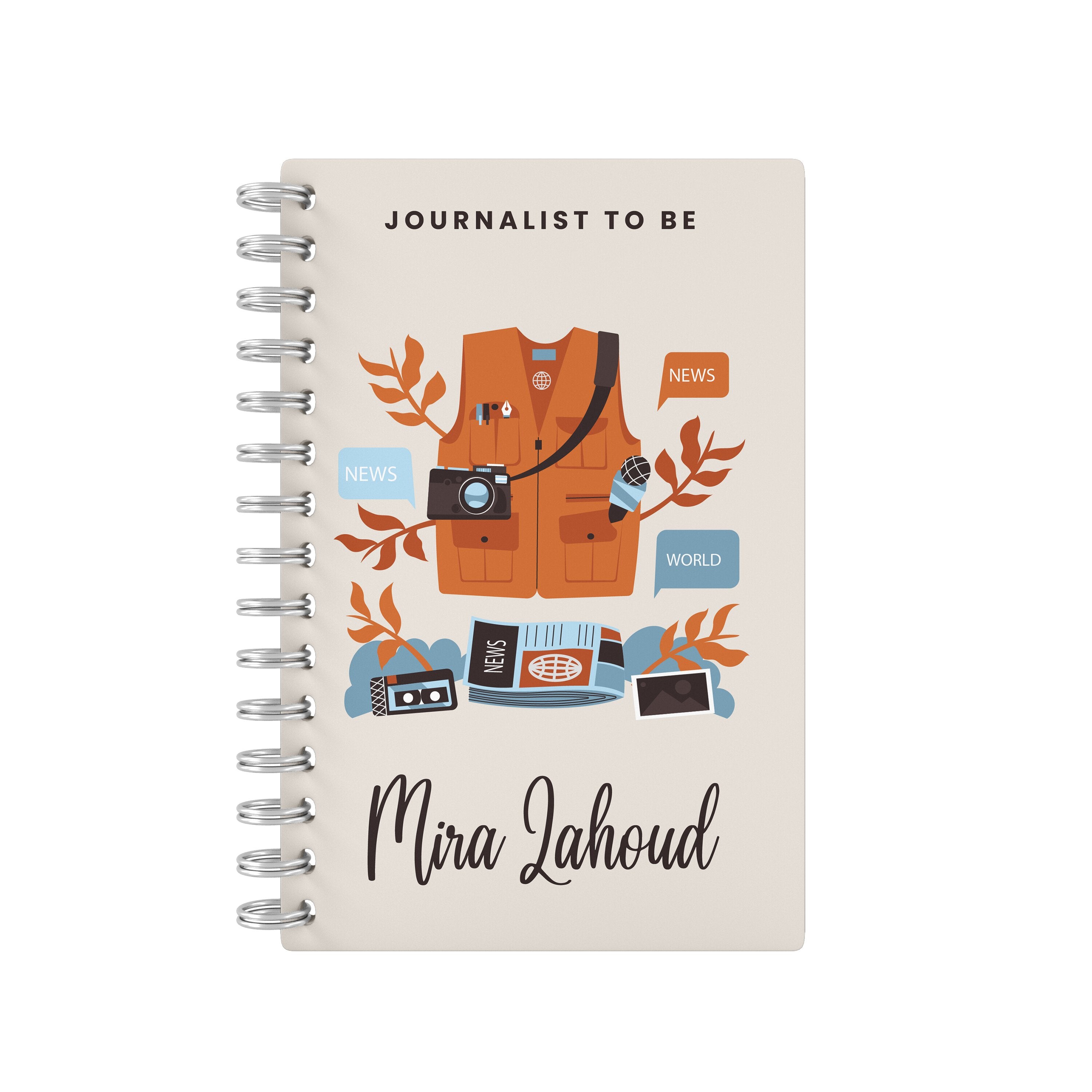 Journalist To Be White - Student Planner