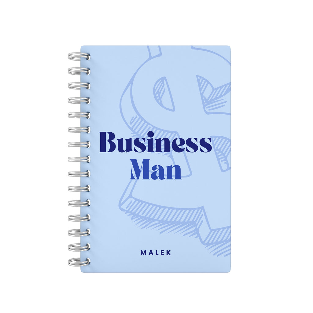 Business Man 1 Blue - Student Planner