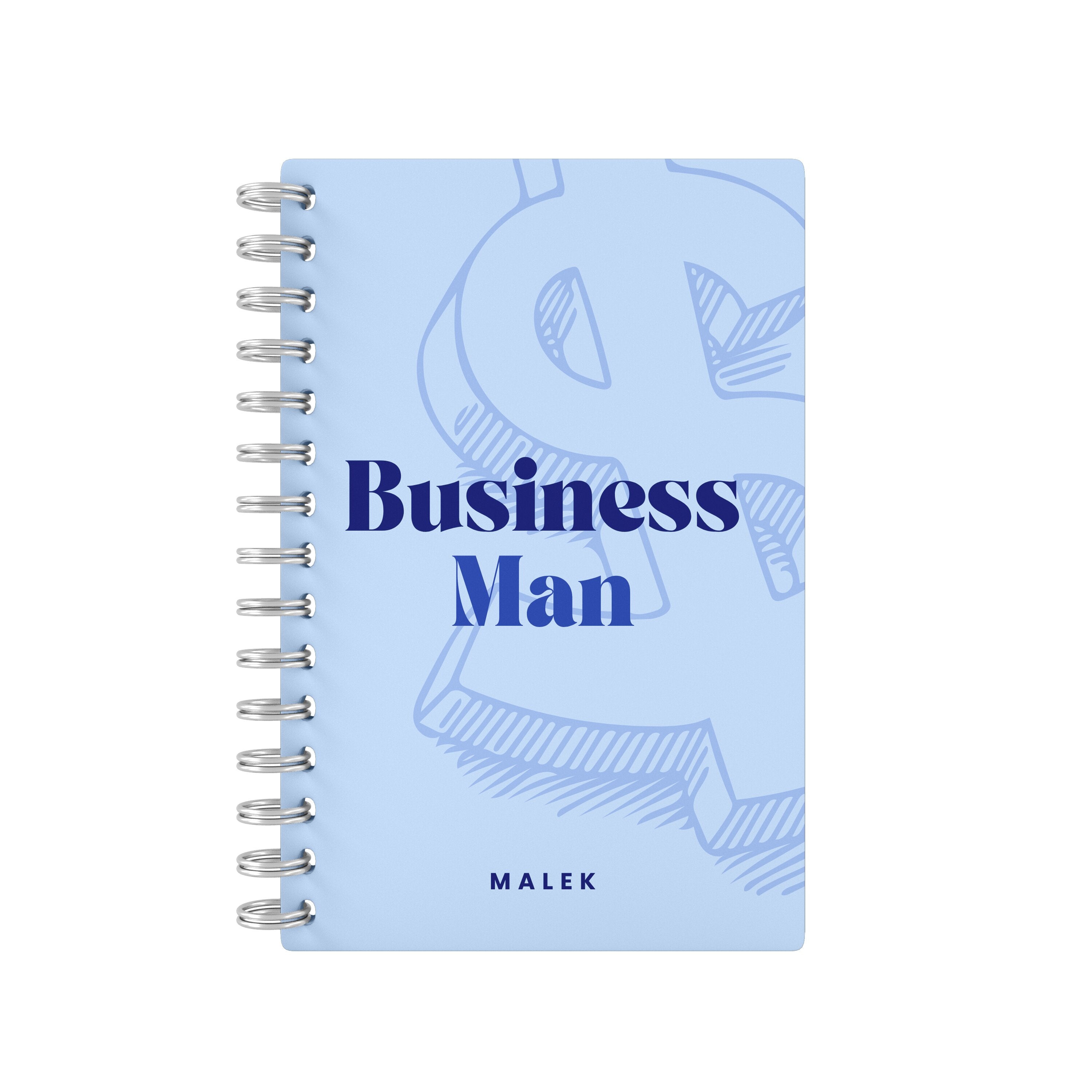 Business Man 1 Blue - Student Planner