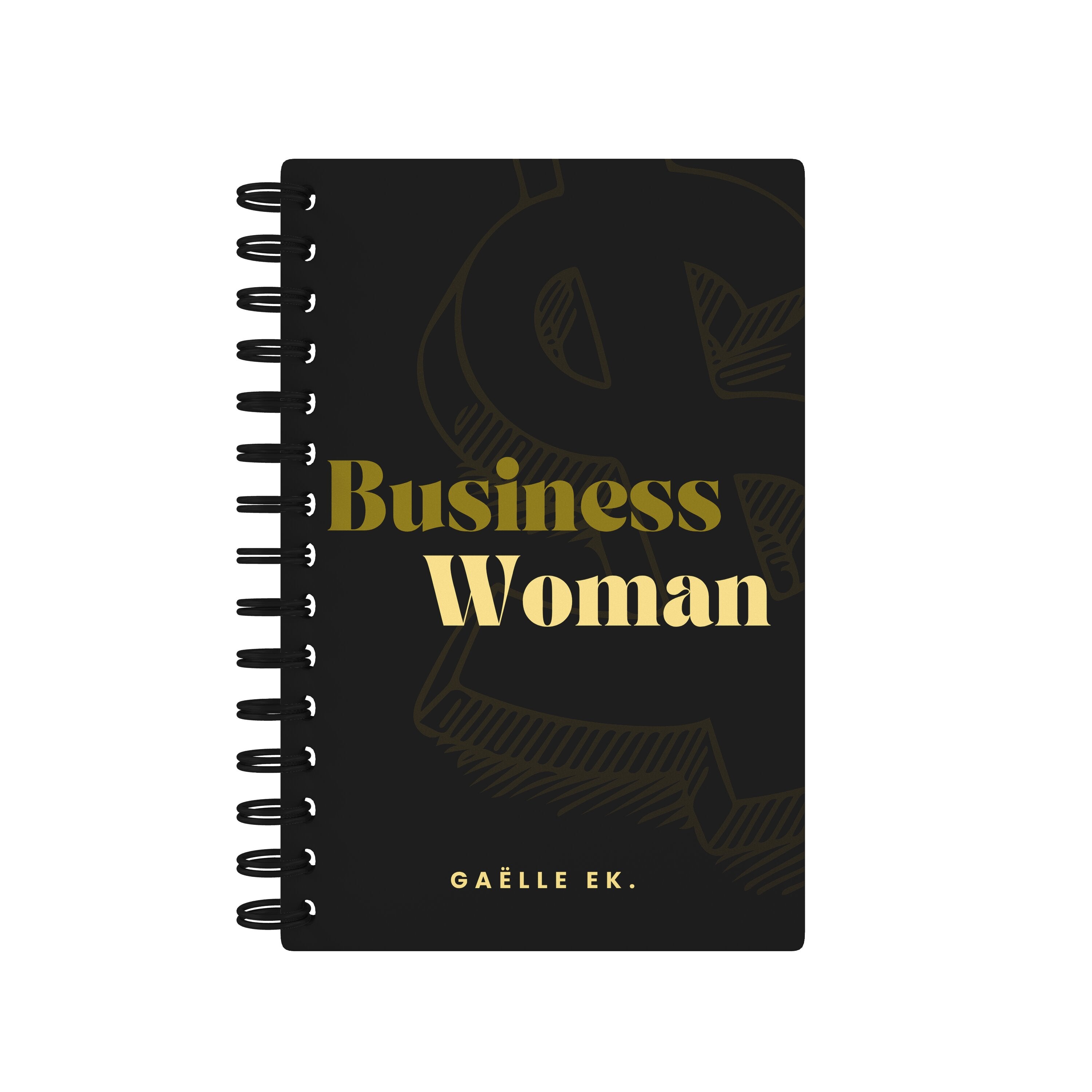 Business Woman 2 Black - Student Planner