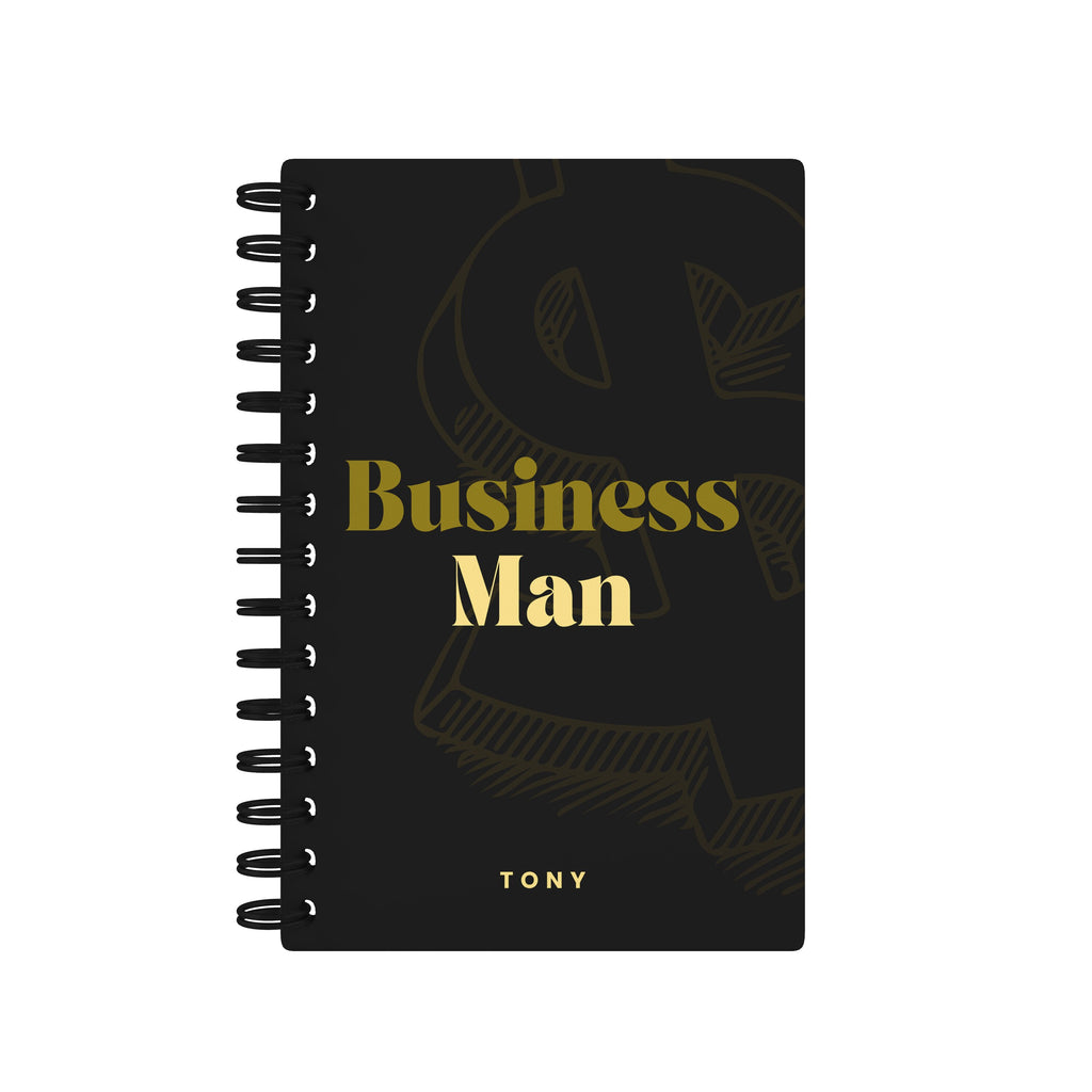Business Man 1 Black - Student Planner