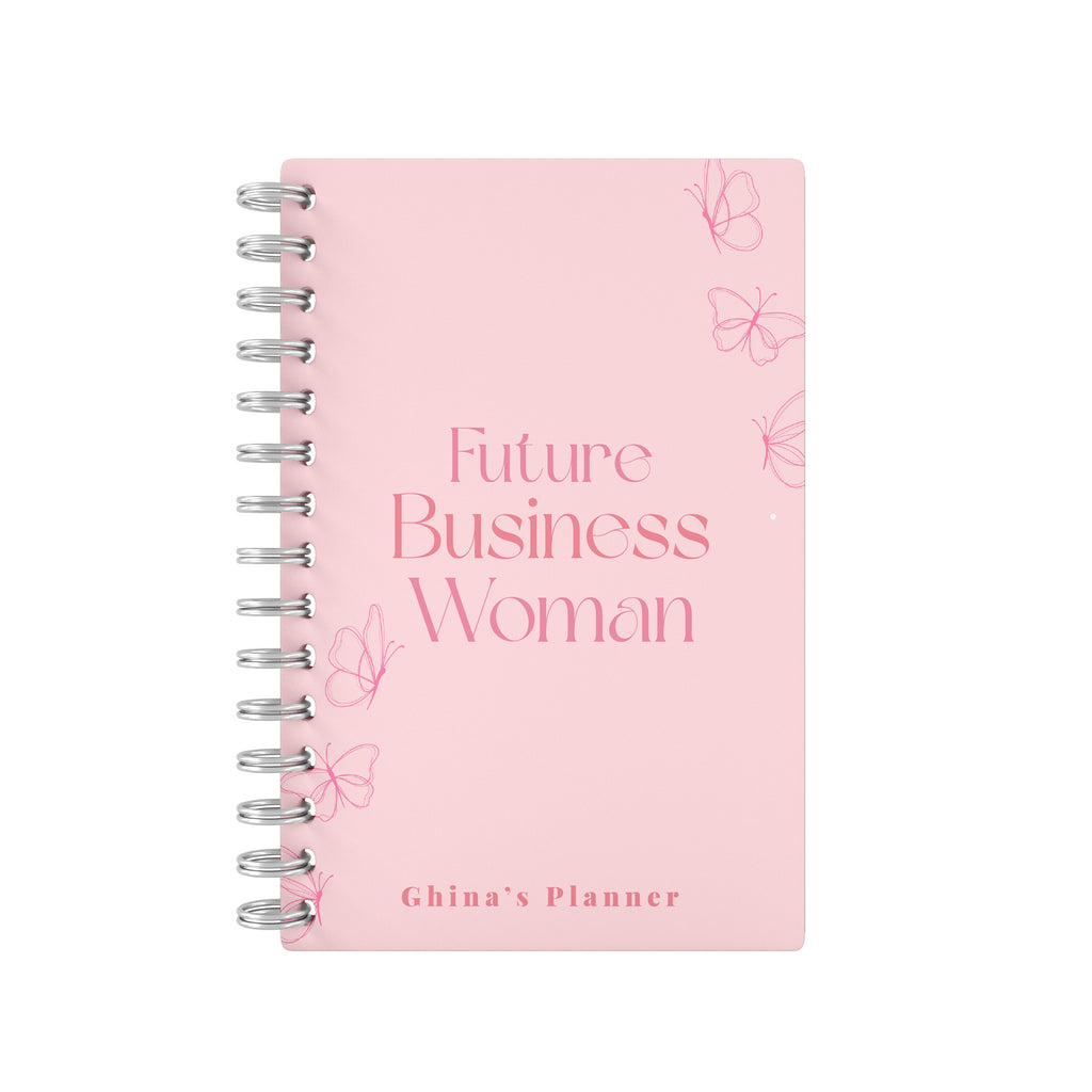 Business Woman 1 Pink - Student Planner
