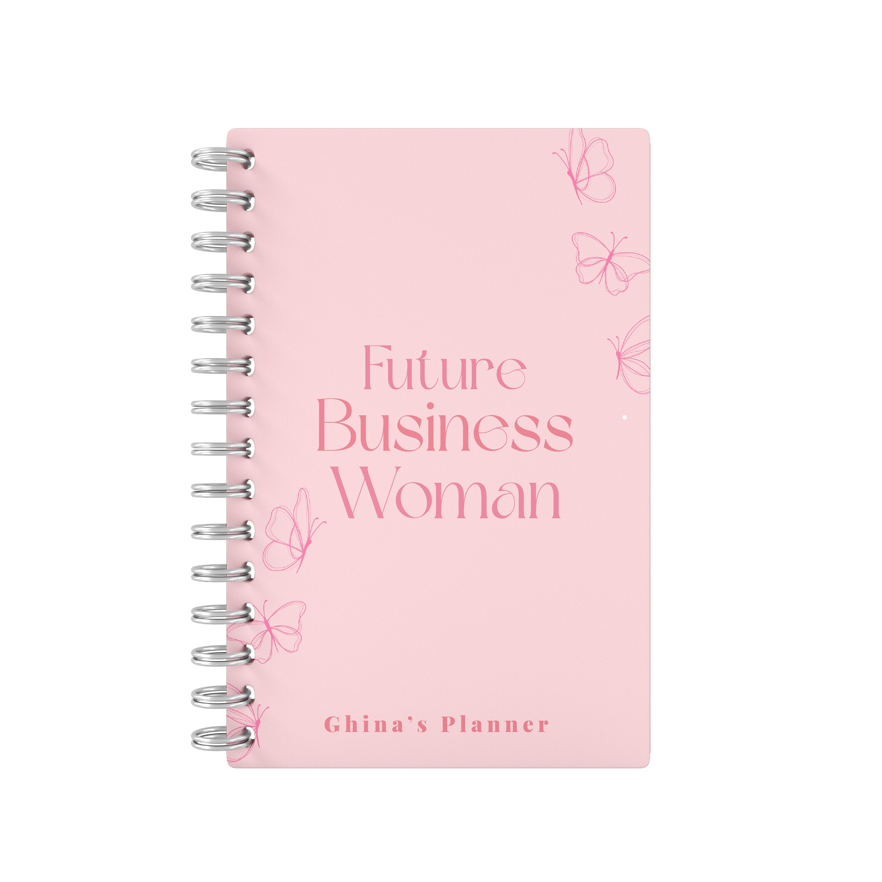 Business Woman 1 Pink - Student Planner