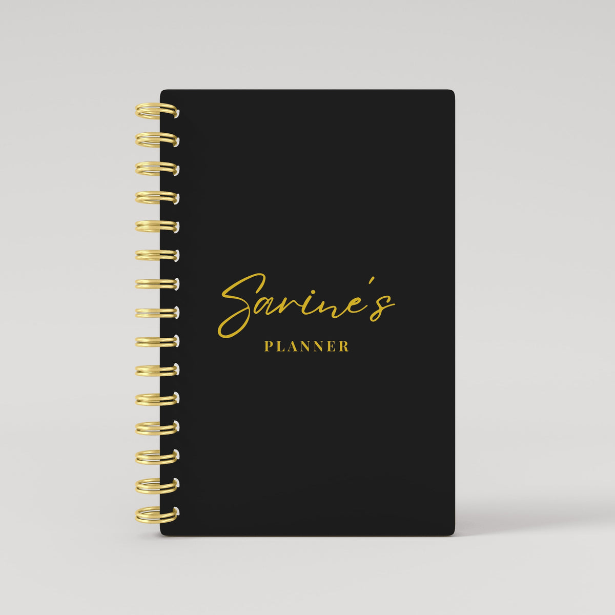 Leather Any Name 2025 Daily Planner