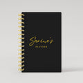 Leather Any Name 2025 Weekly Planner