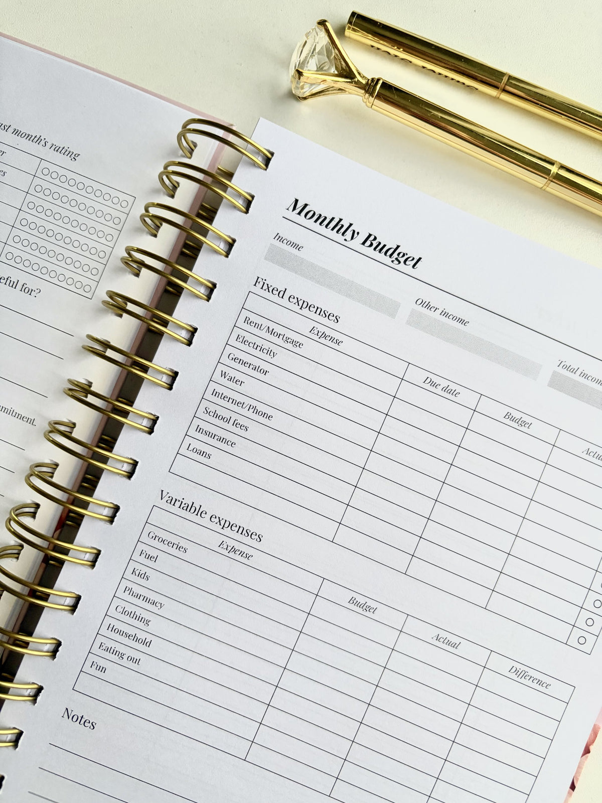 BLTU Mom Planner