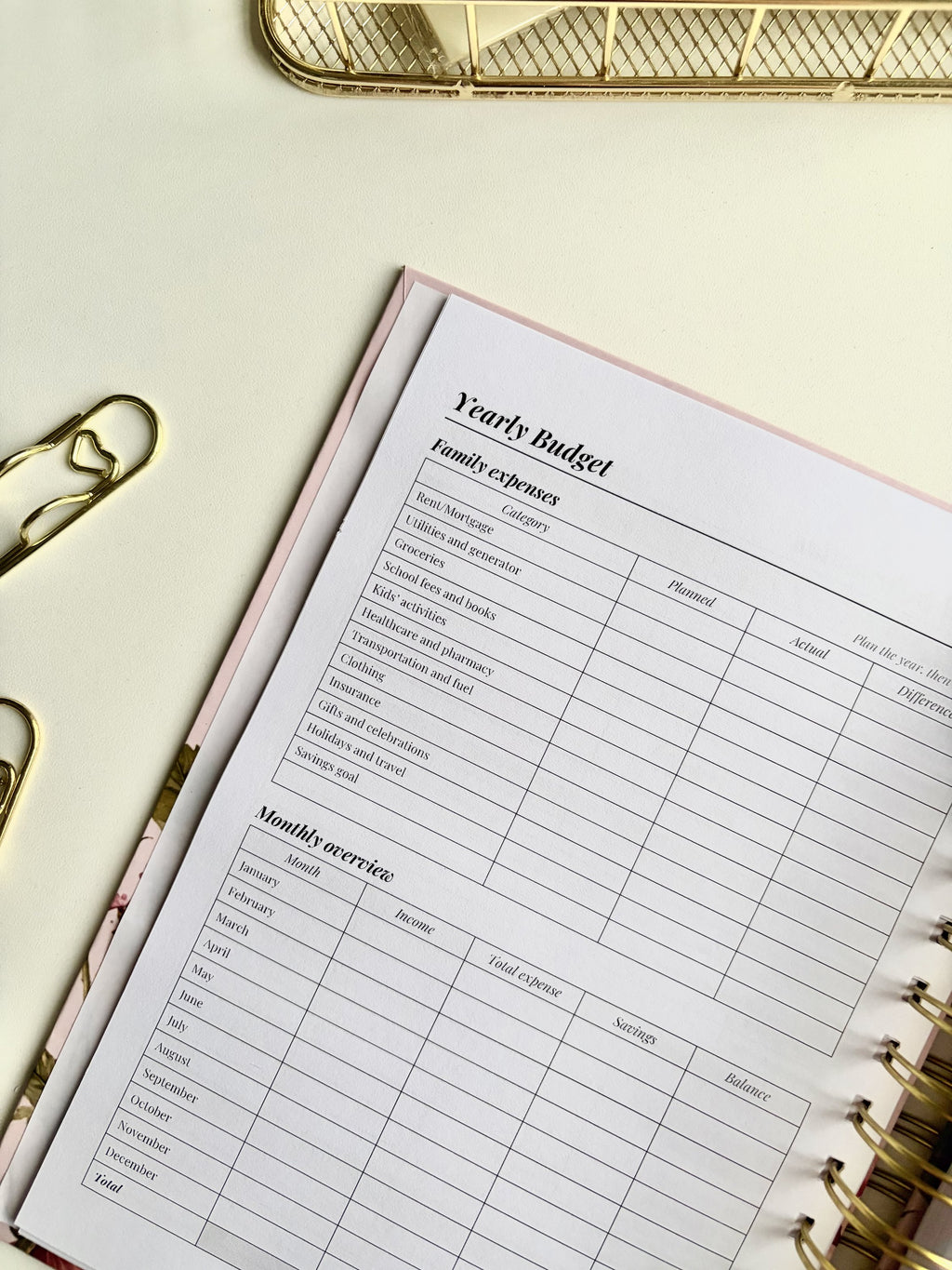 BLTU Mom Planner