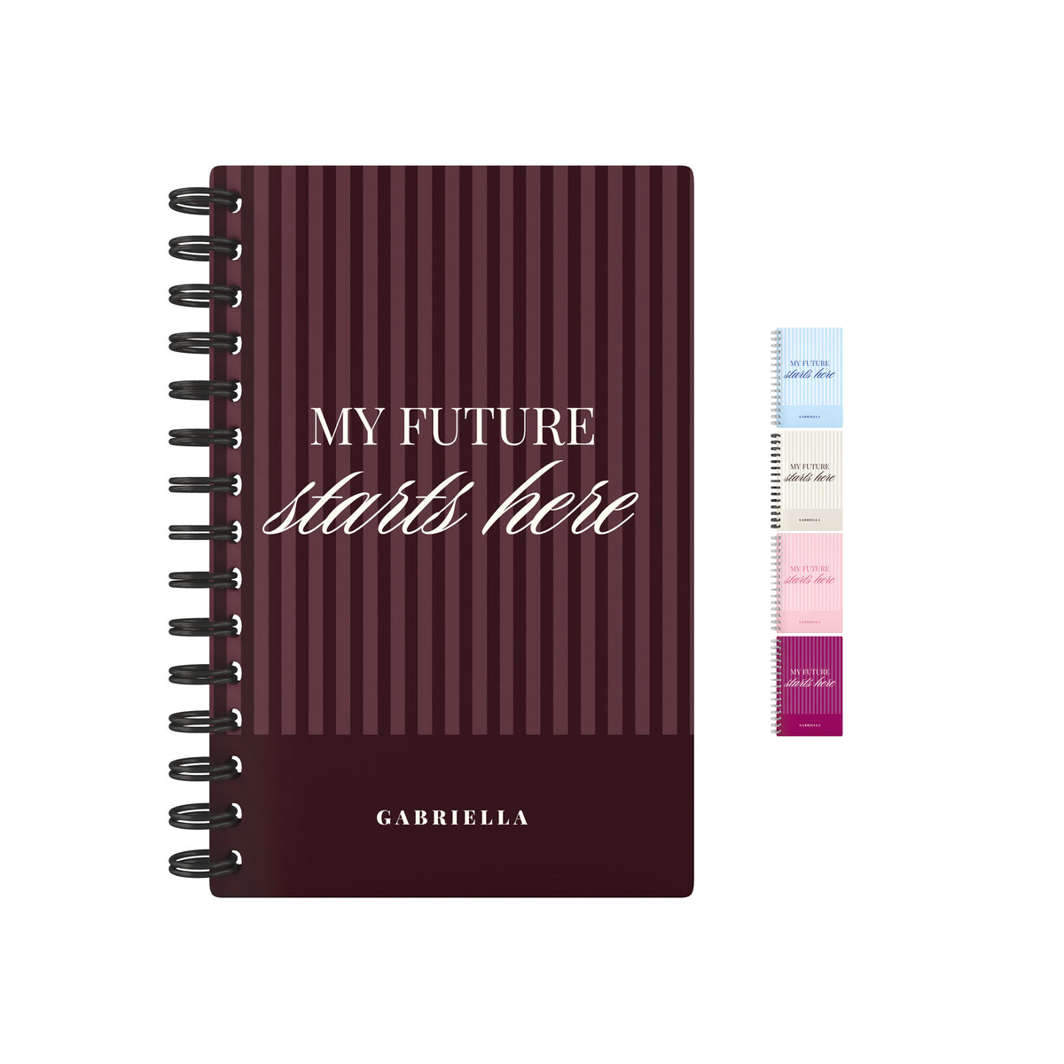 My Future Starts Here Lined Notebook