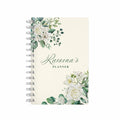 Bouquet Undated Daily Planner - White