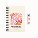Organic Flowers Lined Notebook