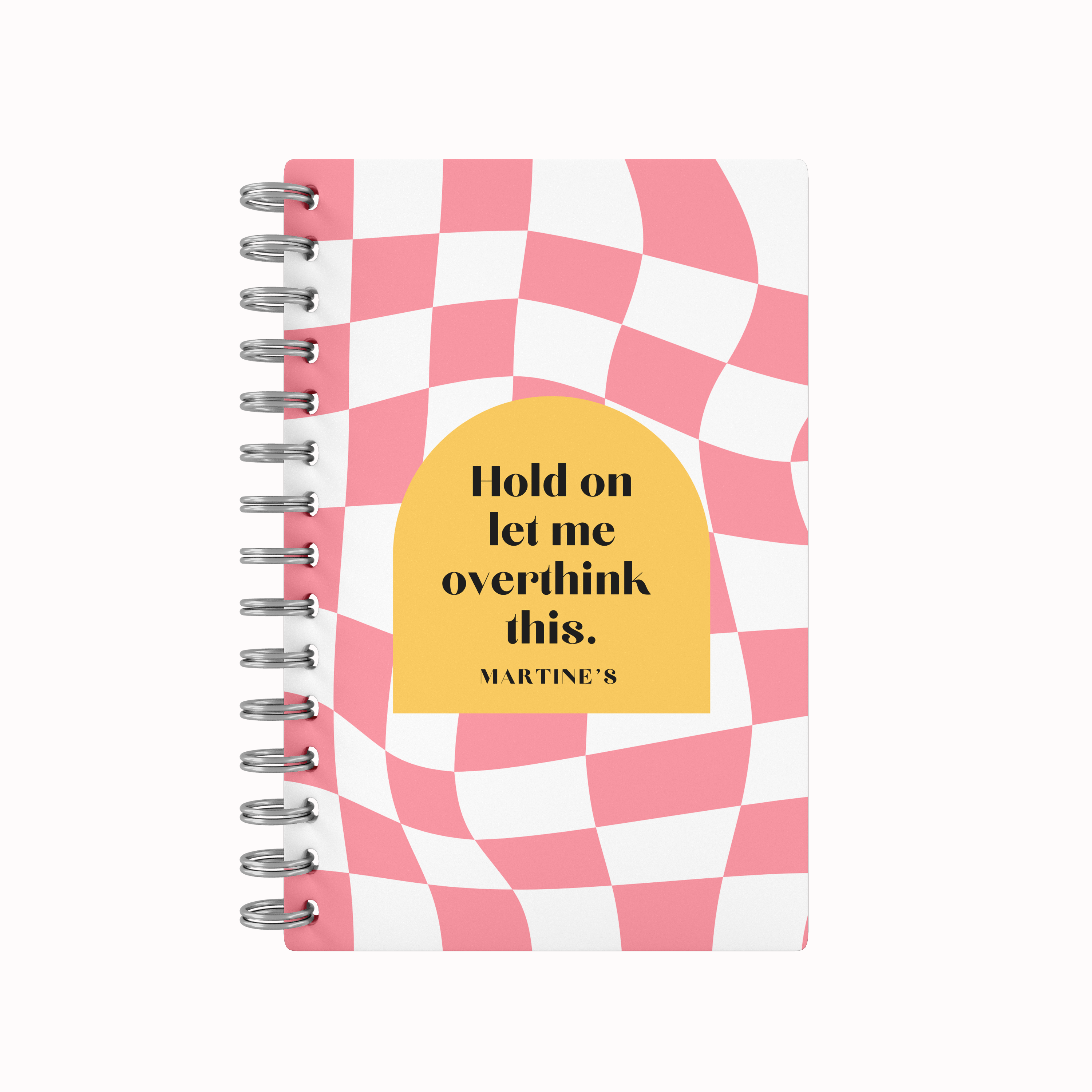 Checkered Plan Checkered Peach 2026 Weekly Planner – PlanOuter