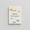 Baby's First Year Clouds Blue - Milestones Book