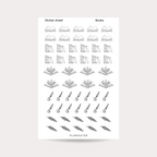 Books Sticker Sheet