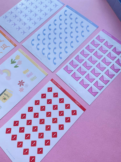 Books Sticker Sheet