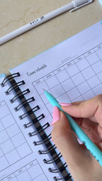 Aesthetic Florals Pink Student Planner