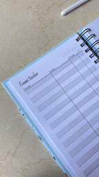 Aesthetic Florals Pink Student Planner